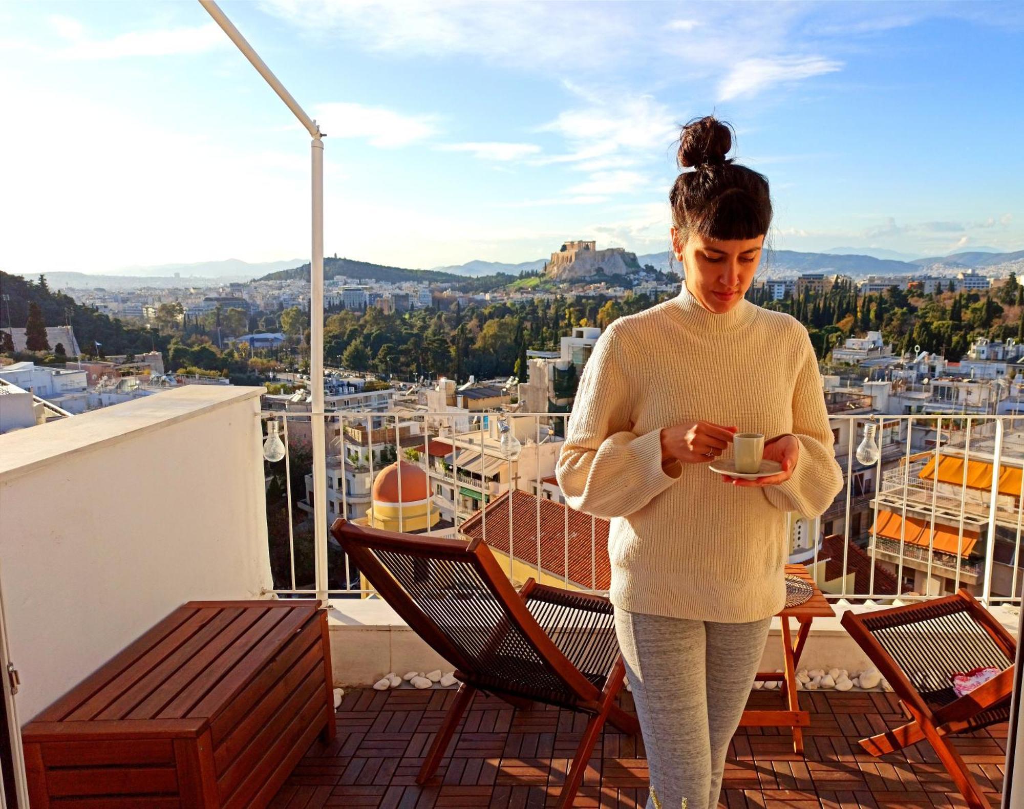 Appartement Penthouse With Acropolis View à Athènes Extérieur photo