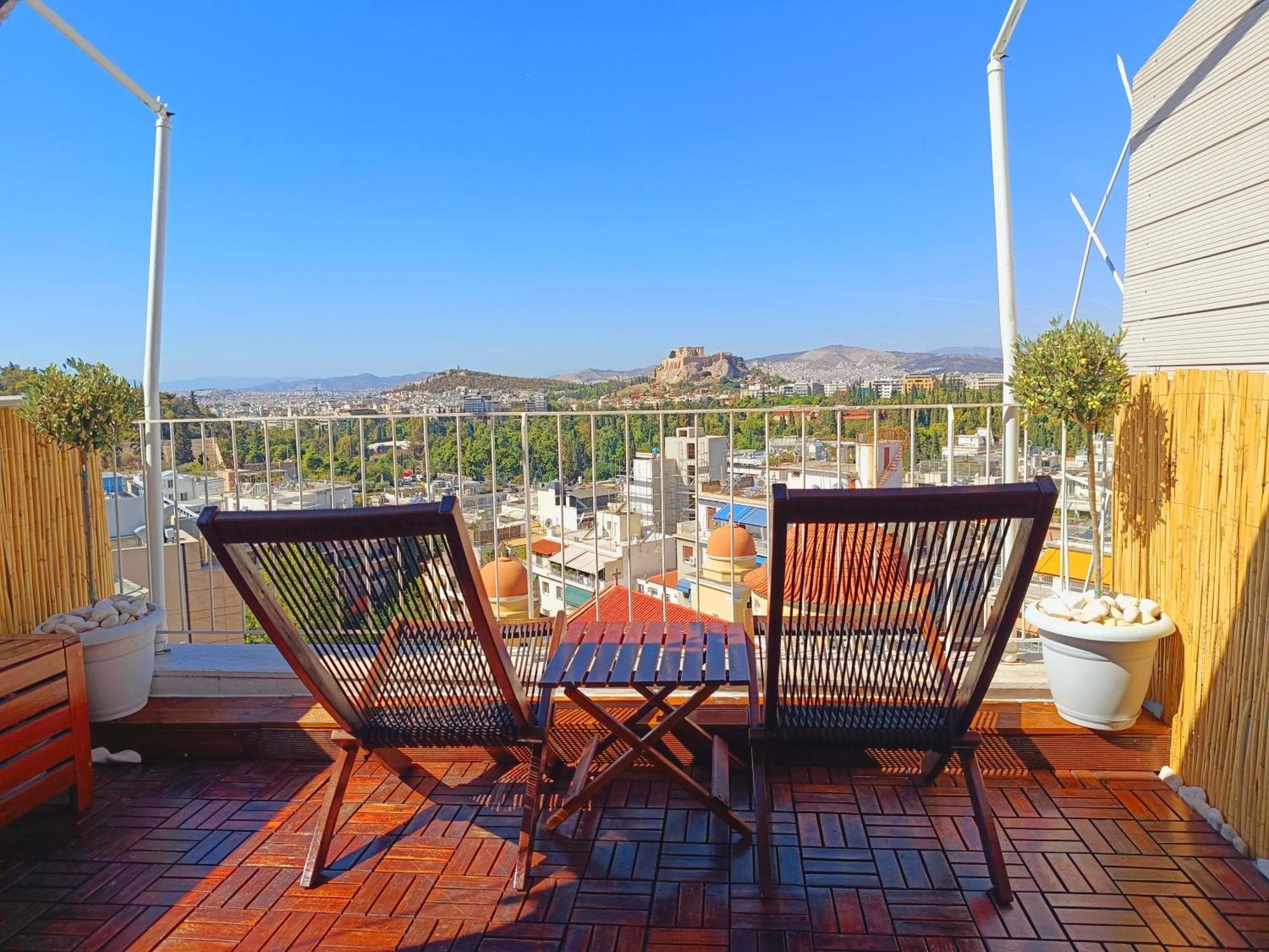 Appartement Penthouse With Acropolis View à Athènes Extérieur photo